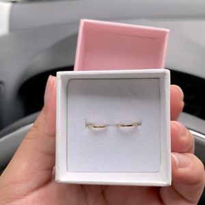 14K Fine 10mm Teeny Hoops